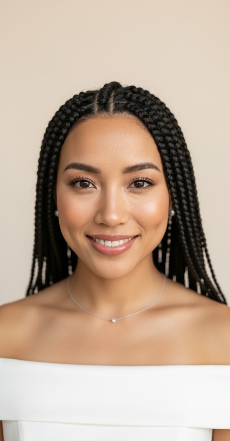 After Big Box Braids